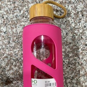 HD Design Outdoors 18OZ Glass Water Bottle